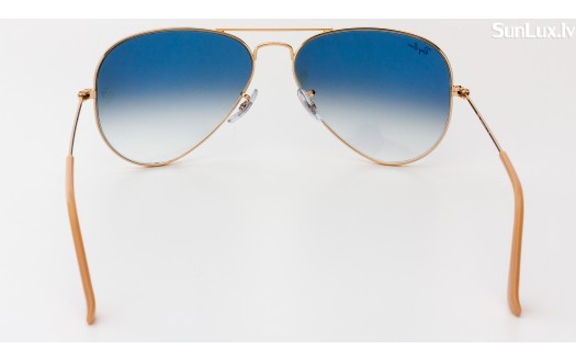 Ray-Ban Aviator Large Metal Blue Gradient (RB3025 001/3F 62mm) saules brilles